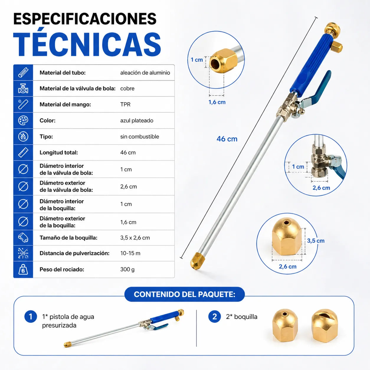 Boquilla De Alta Presión Con 50% Off Solo Hoy