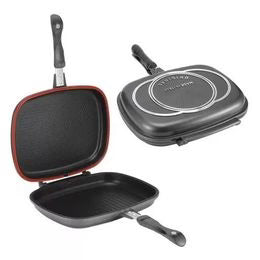 Sartén Doble Parrilla Antiadherente