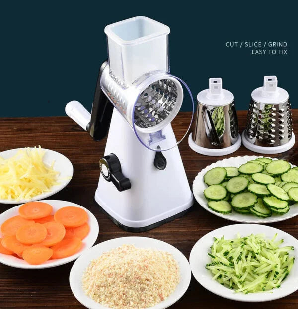 Rallador Cortador de Verduras 3 en 1