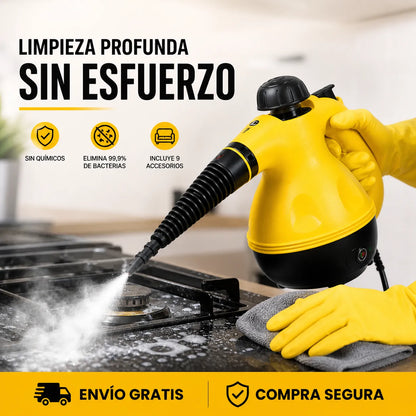 Limpiador a Vapor Multiusos ORIGINAL+9 accesorios GRATIS