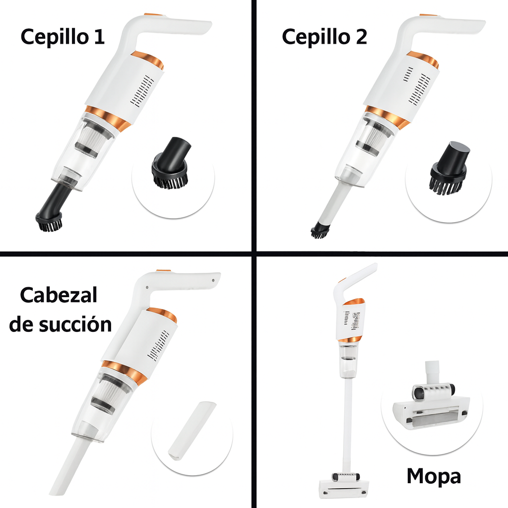 Aspiradora Portátil Inalámbrica 3 en 1