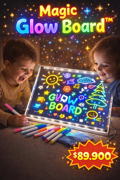 Magic Glow Board - Aprende Jugando con Luz