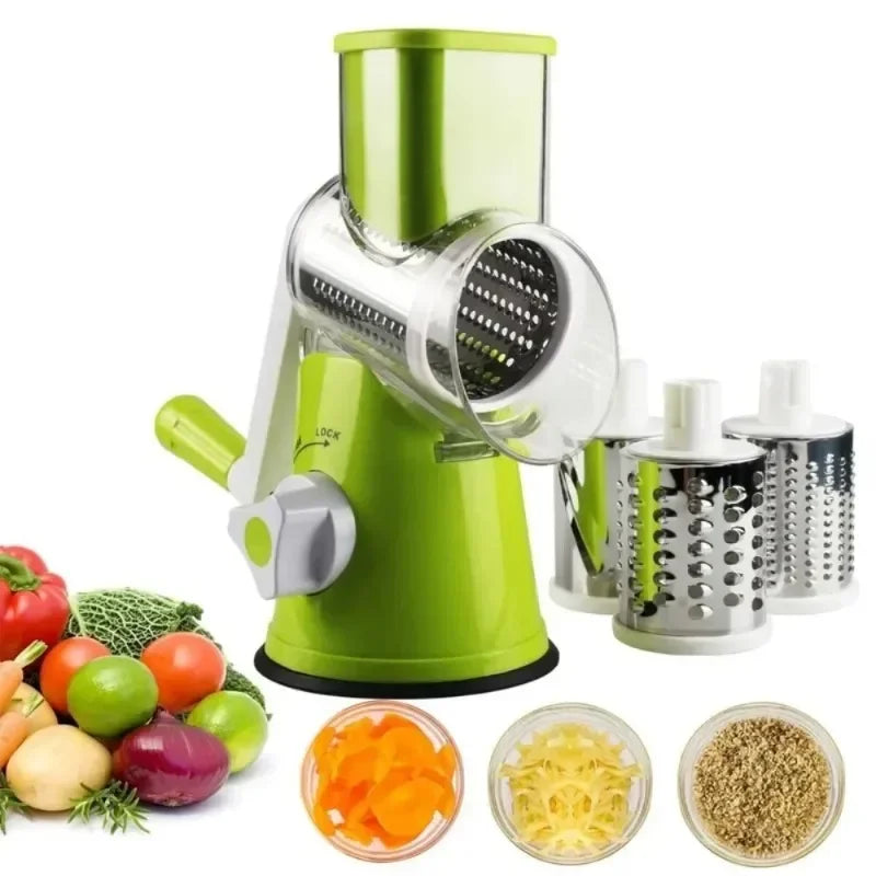 Rallador Cortador de Verduras 3 en 1