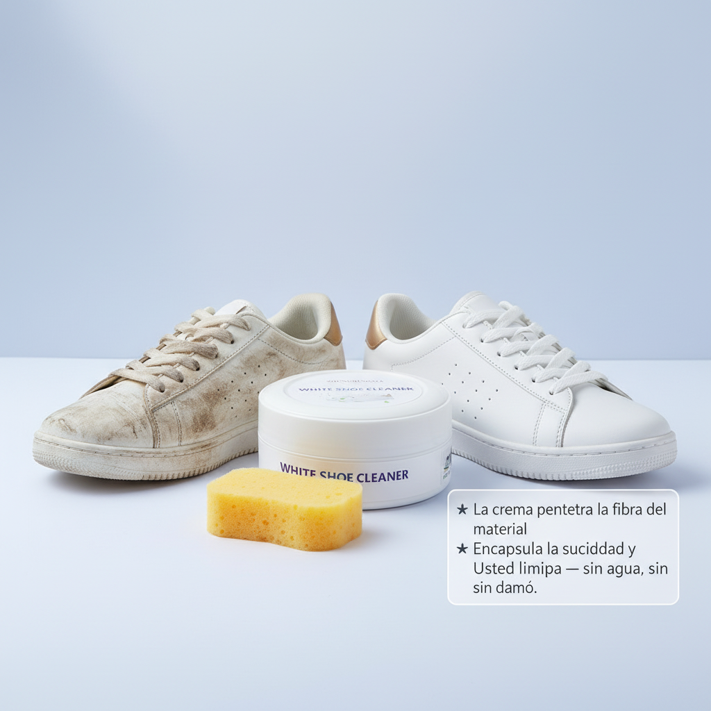 Crema Blanqueadora para Zapatos
